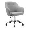 Silla oficina giratoria, altura ajustable, gris claro