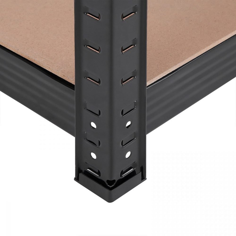 Estantería de almacenaje de 5 niveles negro - Imagen 5