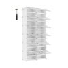 Mueble zapatero plástico 12 compartimentos 30x40x30 cm blanco