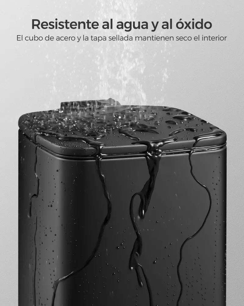 8 l cubo basura compacta, con pedal - Imagen 2